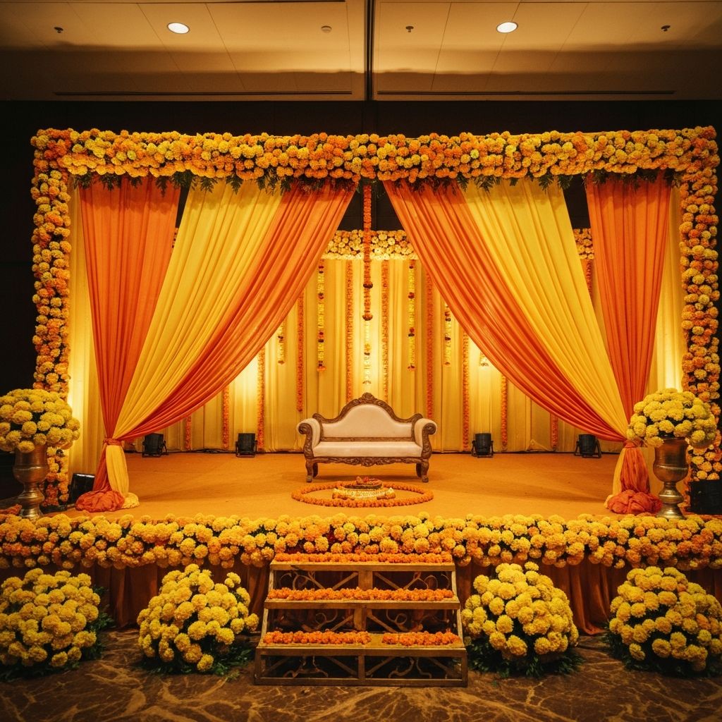 Haldi – Marigold Stage