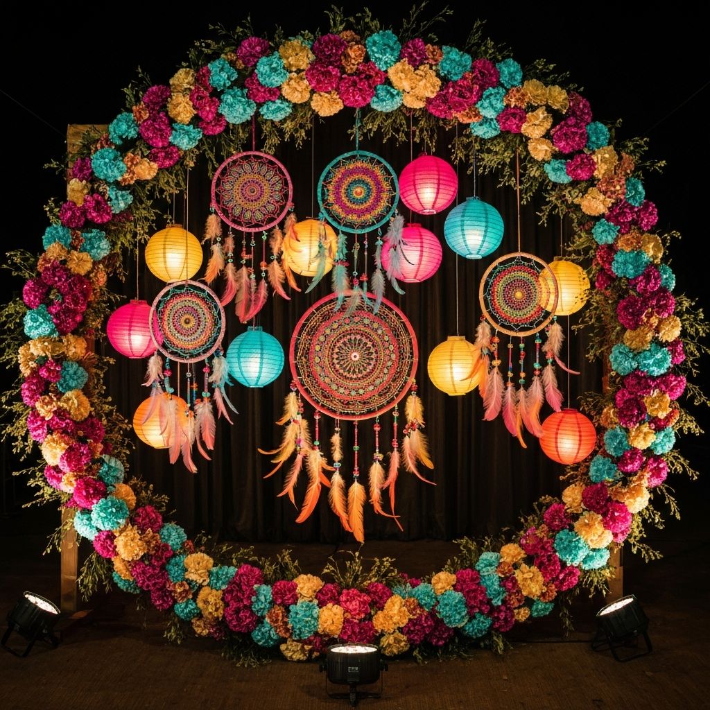 Mehendi – Lantern Backdrop